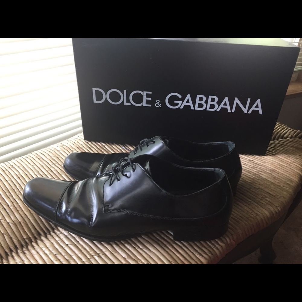 Dolce & Gabbana Oxford semi-shiny dress shoes